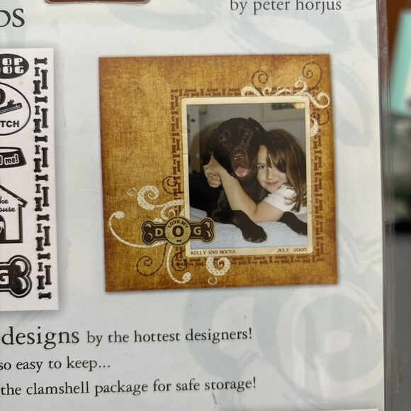 Pete’s Dogs 13 Clear Acrylic Stamps by Autumn Leaves 2007 Peter Horjus Dog Theme - Picture 4 of 5